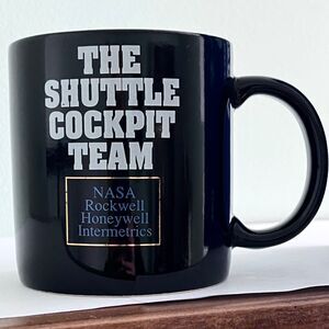 NASA Coffee Mug Space Shuttle Cockpit Team Honeywell Rockwell